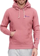 Bluzy męskie - Bluza męska Champion różowa kangurka z kapturem S - miniaturka - grafika 1