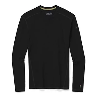 Koszulki i topy damskie - Smartwool Męskie Merino 250 Baselayer Crew Boxed Termiczne topy, czarny, XL - grafika 1