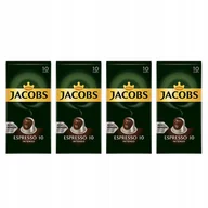 Kawa w kapsułkach i saszetkach - Kapsułki do Nespresso Jacobs Espresso 10 intenso zestaw 4x10 szt. - miniaturka - grafika 1