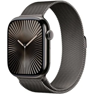 Bransoleta mediolańska w kolorze łupku do koperty 46 mm - rozmiar S/M - Akcesoria do smartwatchy - miniaturka - grafika 1