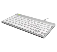 Klawiatury - R-Go Tools Compact Break RGOCODEWDWH klawiatura USB QWERTZ Niemiecki Biały - miniaturka - grafika 1