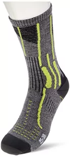 X-Bionic Skarpety unisex, G151 Grey Melange/Effektor Green, 38 EU - Skarpetki damskie - miniaturka - grafika 1