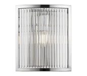 Lampy ścienne - Zuma Line W0528-01A-B5AC - Kinkiet SERGIO 1xE14/60W/230V srebrny - miniaturka - grafika 1