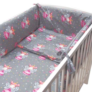 POŚCIEL 120x90 OCHRANIACZ 3 el DO ŁÓŻECZKA Kerstin - Pościel dla dzieci - miniaturka - grafika 1