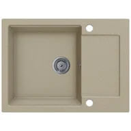 Zlewozmywaki - EOS Zlewozmywak granitowy UNITO z ociekaczem (piaskowy) - miniaturka - grafika 1