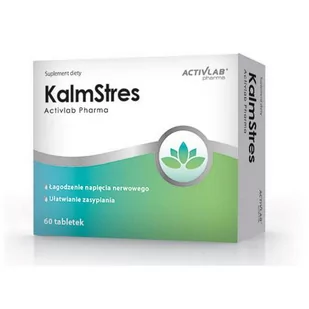 Activlab UNIPRO SP. Z O.O. KalmStres 60 tabletek 3822661 - Witaminy i minerały - miniaturka - grafika 1