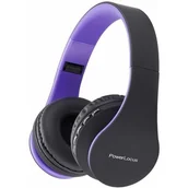 Słuchawki - PowerLocus P1 (czarno-fioletowe) - miniaturka - grafika 1