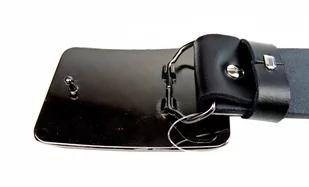 Klamra Bezniklowa Do Paska Sprzączka Pełna Blaszka Z Bolczykiem 40 mm Metalowa Solidna KBOL40/38 "MOTORCYCLE" - Paski - miniaturka - grafika 2