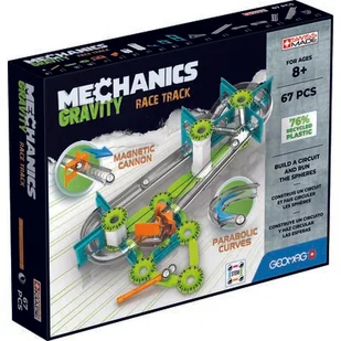 GeoMag Klocki magnetyczne Mechanics Gravity 67 elementów GXP-790458 - Klocki - miniaturka - grafika 1