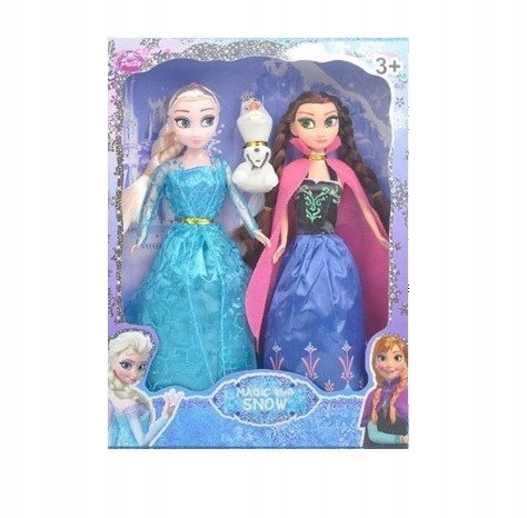 Lalki Elsa i Anna Resteq 28cm z filmu Kraina Lodu Frozen