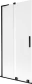 Parawany nawannowe - Mexen Velar L parawan nawannowy 2-skrzydłowy rozsuwany 90 x 150 cm, szron, czarny - 896-090-003-31-70 - miniaturka - grafika 1