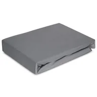 Prześcieradła - Prześcieradło EUROFIRANY Premium Jersey 4 432727 90 x 200 x 25 cm Szary - miniaturka - grafika 1