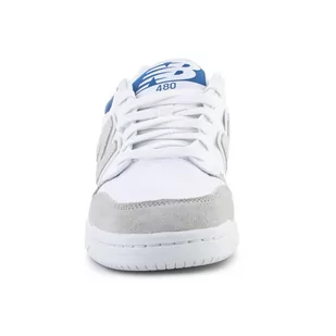 Buty New Balance BB480 (kolor Biały. Niebieski. Szary/Srebrny, rozmiar EU 41.5) - Buty sportowe męskie - miniaturka - grafika 2