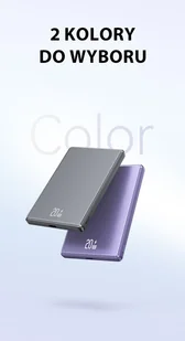 USAMS Powerbank indukcyjny 5000mAh 20W Fast Charge ciemnoszary/dark grey 10KCD22001 (US-CD220) - Powerbanki - miniaturka - grafika 17
