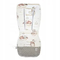 Akcesoria do wózków - Bambusowa wkładka do wózka 5-punktowa dwustronna Venus - miniaturka - grafika 1