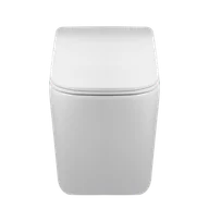 Miski WC - Balneo Miska podwieszana WC bezrantowa LUGA WHITE z deską wolnoopadającą B1-G0101010102-1 - miniaturka - grafika 1
