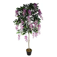 Sztuczne drzewka - Leaf Design UK Realistyczne sztuczne drzewo glicynii, różowe, 150 cm - miniaturka - grafika 1