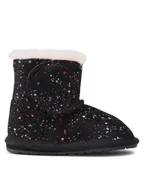 Buty dla dziewczynek - EMU Australia Śniegowce Toddle Galaxy B12660 Czarny - miniaturka - grafika 1