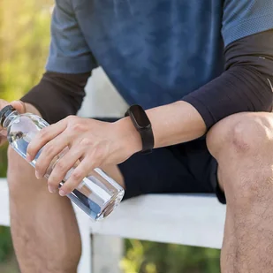 Opaska Alogy Soft Band pasek silikonowy do Xiaomi Mi Band 5 / 6 / 6 NFC / 7 Czarny - Akcesoria do smartwatchy - miniaturka - grafika 5