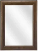 Lustra - Ciemnobrązowe lustro drewniane wiszące A4-K59 - miniaturka - grafika 1