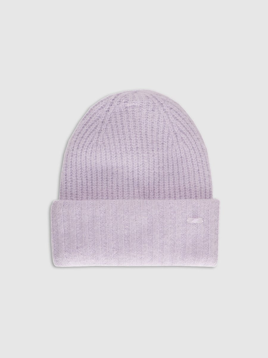 Czapka zimowa damska 4F - fioletowa