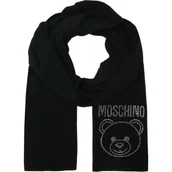 Apaszki i szaliki damskie - Moschino Wełniany szal - miniaturka - grafika 1