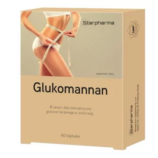 Starpharma Glukomannan 60 kapsułek - Starpharma 5902989931045 - Suplementy naturalne - miniaturka - grafika 1