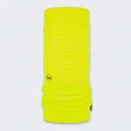 Czapki i chusty sportowe damskie - Komin wielofunkcyjny z polaru Buff Safety Polar Solid Yellow Fluor - miniaturka - grafika 1