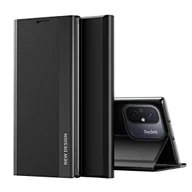 Etui i futerały do telefonów - Sleep Case Pro etui do Xiaomi Redmi 11A / Poco C55 / Redmi 12C z klapką podstawka czarne - miniaturka - grafika 1