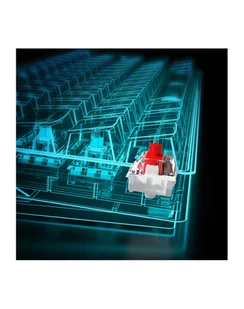 D-E layout - Sharkoon SKILLER SGK50 S4, gaming keyboard Kolor: CZARNY, Kailh Red - Klawiatury - miniaturka - grafika 1