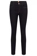 Spodnie damskie - BOSS Damskie spodnie jeansowe, granatowy, 25 - miniaturka - grafika 1