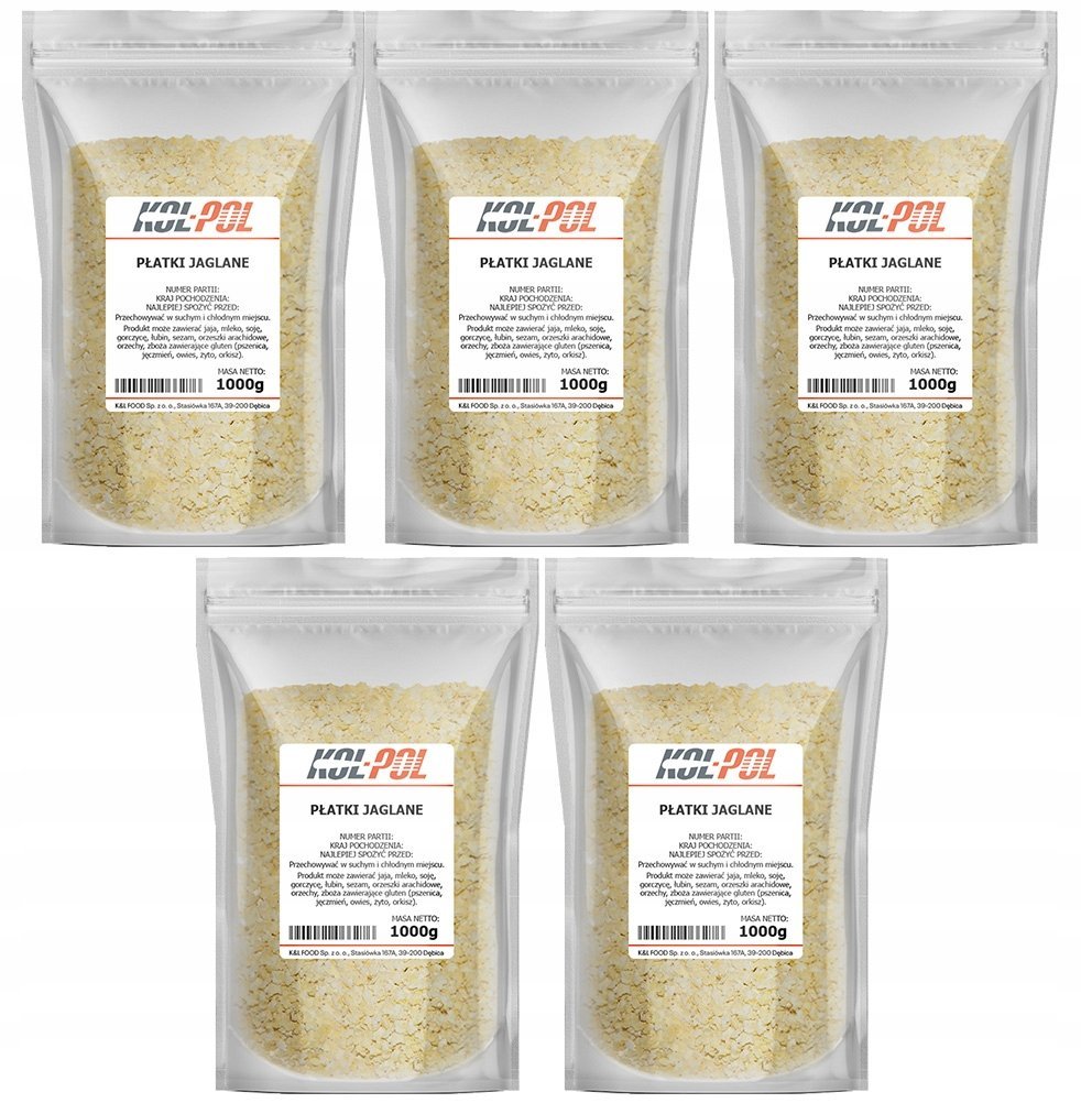 PŁATKI JAGLANE 5kg Jaglanka naturalne z prosa śniadanie jakość Kol-Pol