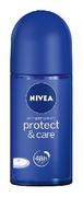 Dezodoranty i antyperspiranty męskie - Nivea Protect & Care Dezodorant w kulce 50 ml - miniaturka - grafika 1