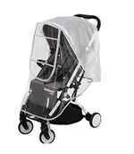 Śpiworki dla dzieci - Osłona Przeciwdeszczowa Do Wózka Uniwersalna Biała Perfectlife - miniaturka - grafika 1