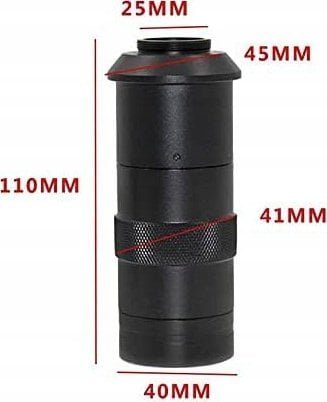 Mikroskop Rosfix OBIEKTYW SOCZEWKA OPTYKA MIKROSKOP CYFROWY 100X C-MOUNT 25MM ROSFIX