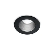 Oprawy, klosze i abażury - Ideal Lux Lampa wpuszczana ROOM-33-3 czarna 252018 252018/IL - miniaturka - grafika 1