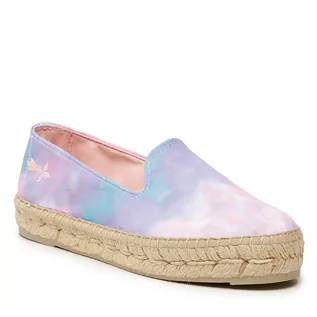 Espadryle damskie - Espadryle MANEBI - Slippers W T 2.3 N0 Indigo Tie/Dye Cotton - grafika 1