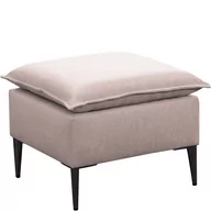 Pufy i podnóżki - Pufa Bregi GIB Meble Tkanina Terra 6, Złoty - miniaturka - grafika 1