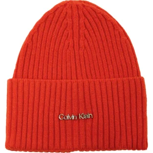 Calvin Klein Czapka | z dodatkiem wełny i kaszmiru - Czapki damskie - miniaturka - grafika 1