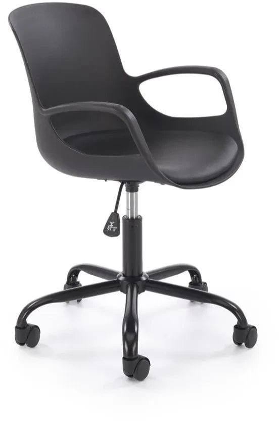 Fotel dziecięcy FROST czarny HALMAR