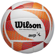 Siatkówka - Piłka siatkowa Wilson AVP Style white-orange 306202XB - miniaturka - grafika 1
