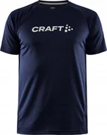Koszulki męskie - Męska koszulka treningowa z krótkim rękawkiem Craft Core unify logo tee rozmiar XXL - miniaturka - grafika 1