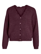 Swetry damskie - Vila Kardigan "Vicutie" w kolorze fioletowym - miniaturka - grafika 1