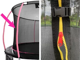 Siatka Wewnętrzna Do Trampoliny Sport Max 12Ft Różowa - Akcesoria do trampolin - miniaturka - grafika 1