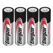 Baterie i akcesoria - BATERIA ENERGIZER MAX AA LR6. 4 szt. Opakowanie ECO - miniaturka - grafika 1