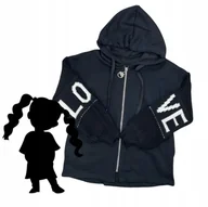 Płaszcze damskie - bluza ocieplana płaszcz dziewczęcy rozpinany kiszenie wełna 146 10 11 lat - miniaturka - grafika 1