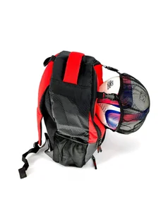 Torba sportowa ekologiczna Pelota - wodoodporna - czerwono-czarna - Torby sportowe - miniaturka - grafika 1