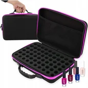 Zestawy do manicure i pedicure - Kuferek Organizer Na Lakiery Kosmetyczny Usztywnianie Etui Na 60 Lakierów - miniaturka - grafika 1