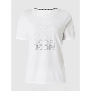 Piżamy damskie - Góra od piżamy z nadrukiem z logo - JOOP! BODYWEAR - grafika 1