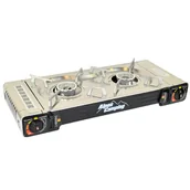 Kuchnia turystyczne i akcesoria - Kuchenka Alpen Camping podwójna turystyczna Double - miniaturka - grafika 1